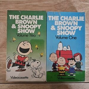 Charlie Brown & Snoopy Show VHS Set Vintage In Original Factory Seal